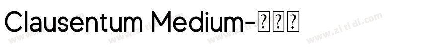 Clausentum Medium字体转换